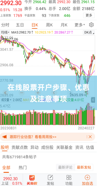 在线股票开户步骤、优惠及注意事项